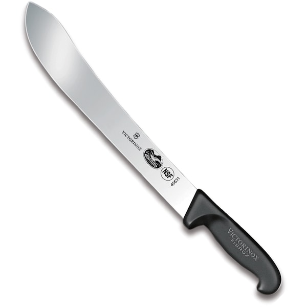 Swiss Army Brands Victorinox 40531 Kitchen Fibrox Pro Black Butcher - Straight, 12In Blade VIC-5.7403.31 - main